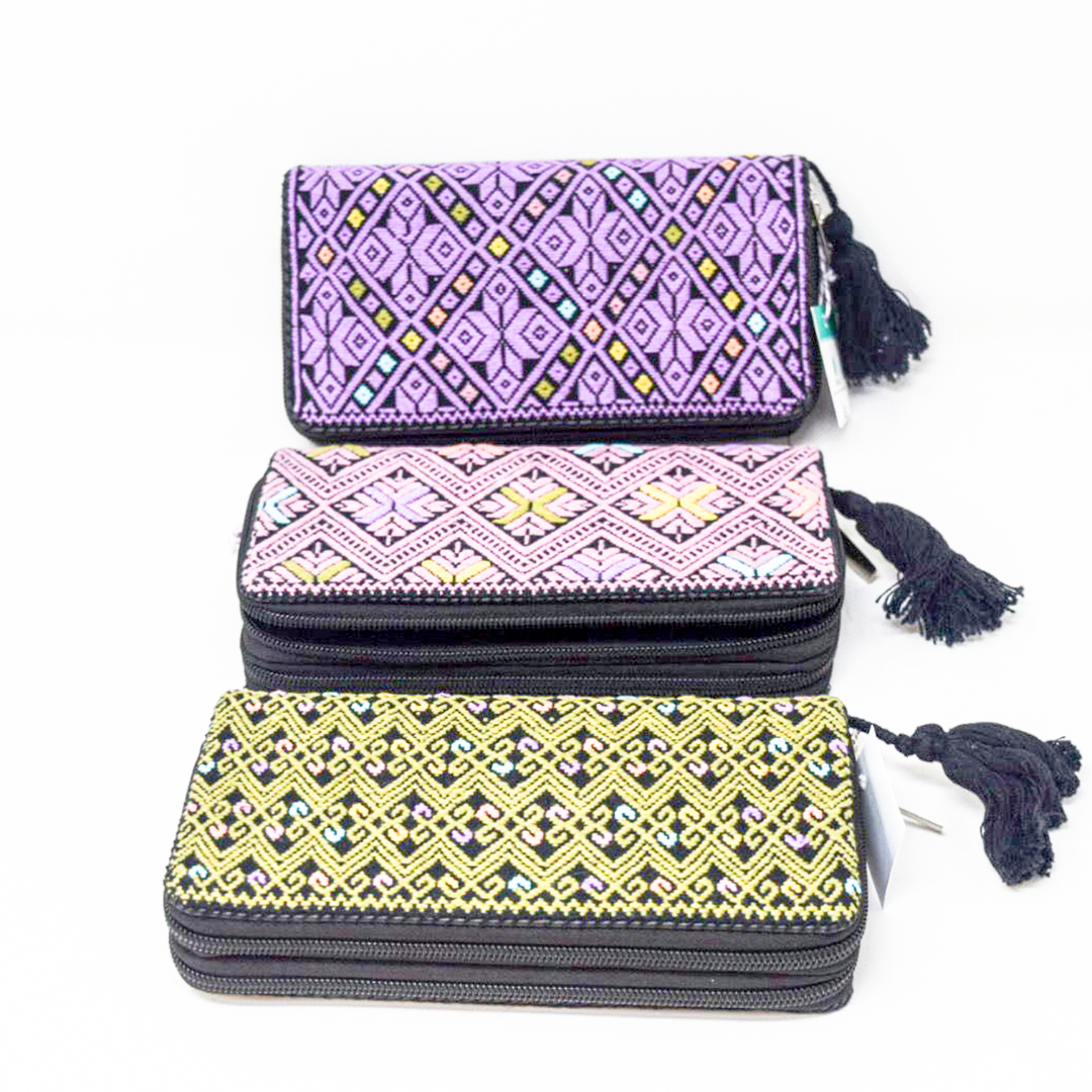 Wallet, embroidery wallet, handmade wallet